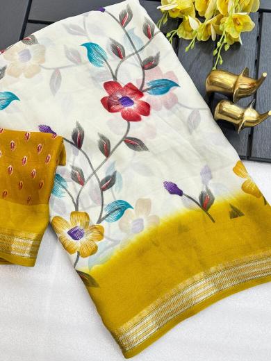 Vastrangan brush print wholesale saree centre